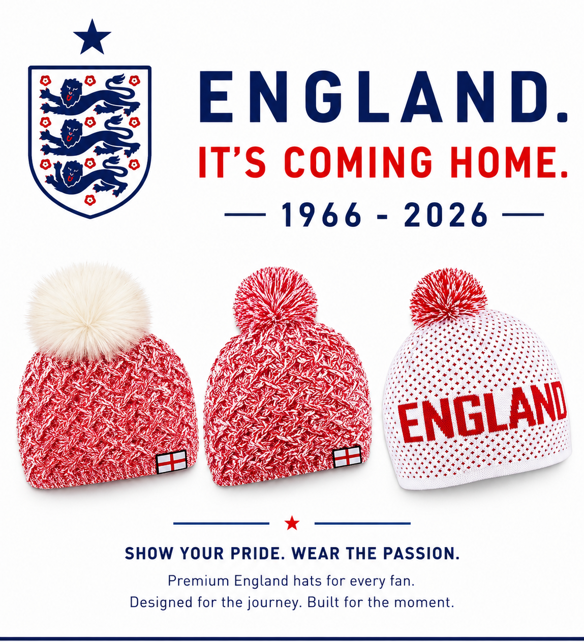 It's Coming Home, Celebrate England's Semi-Final Journey in Style