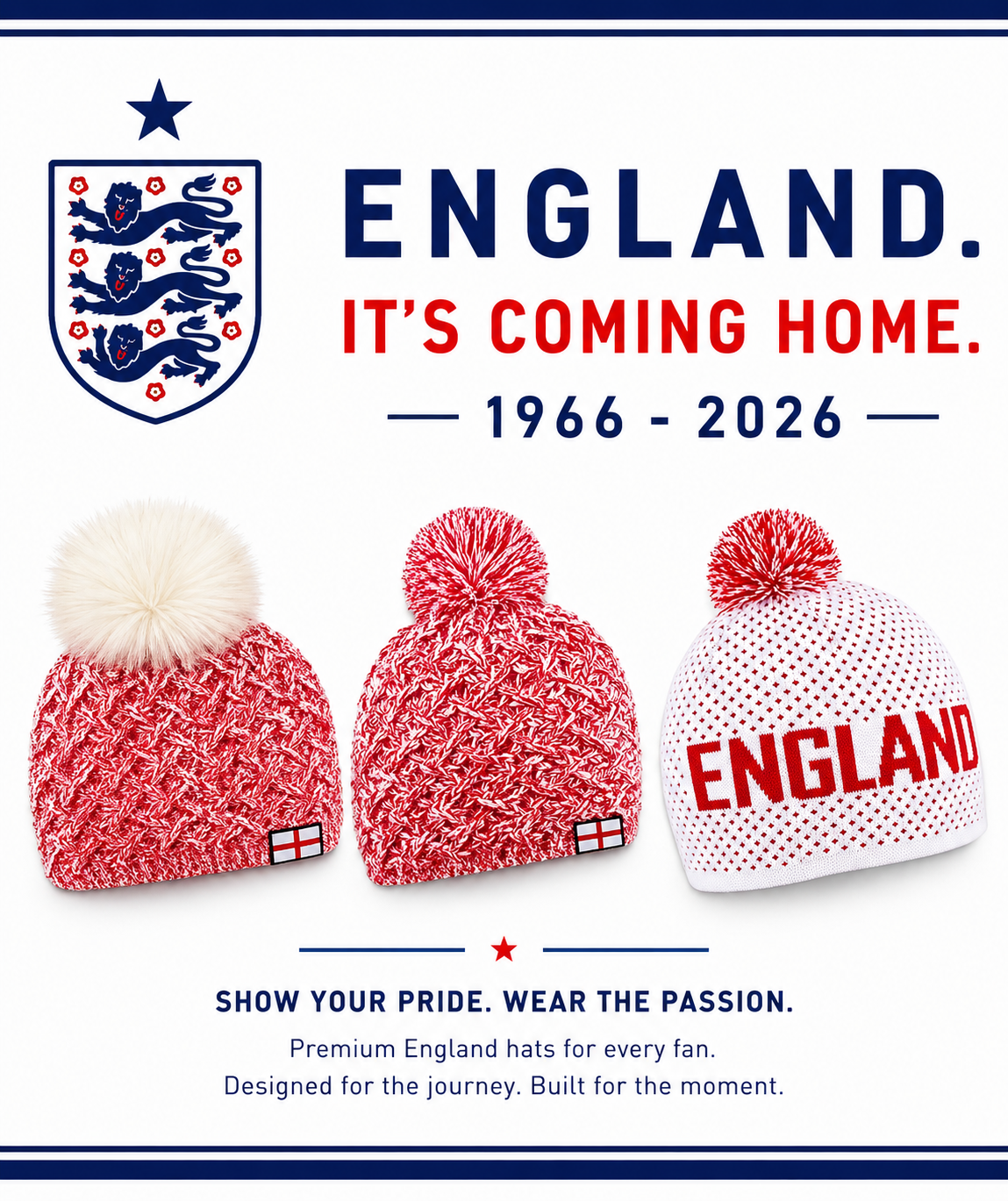 It's Coming Home, Celebrate England's Semi-Final Journey in Style