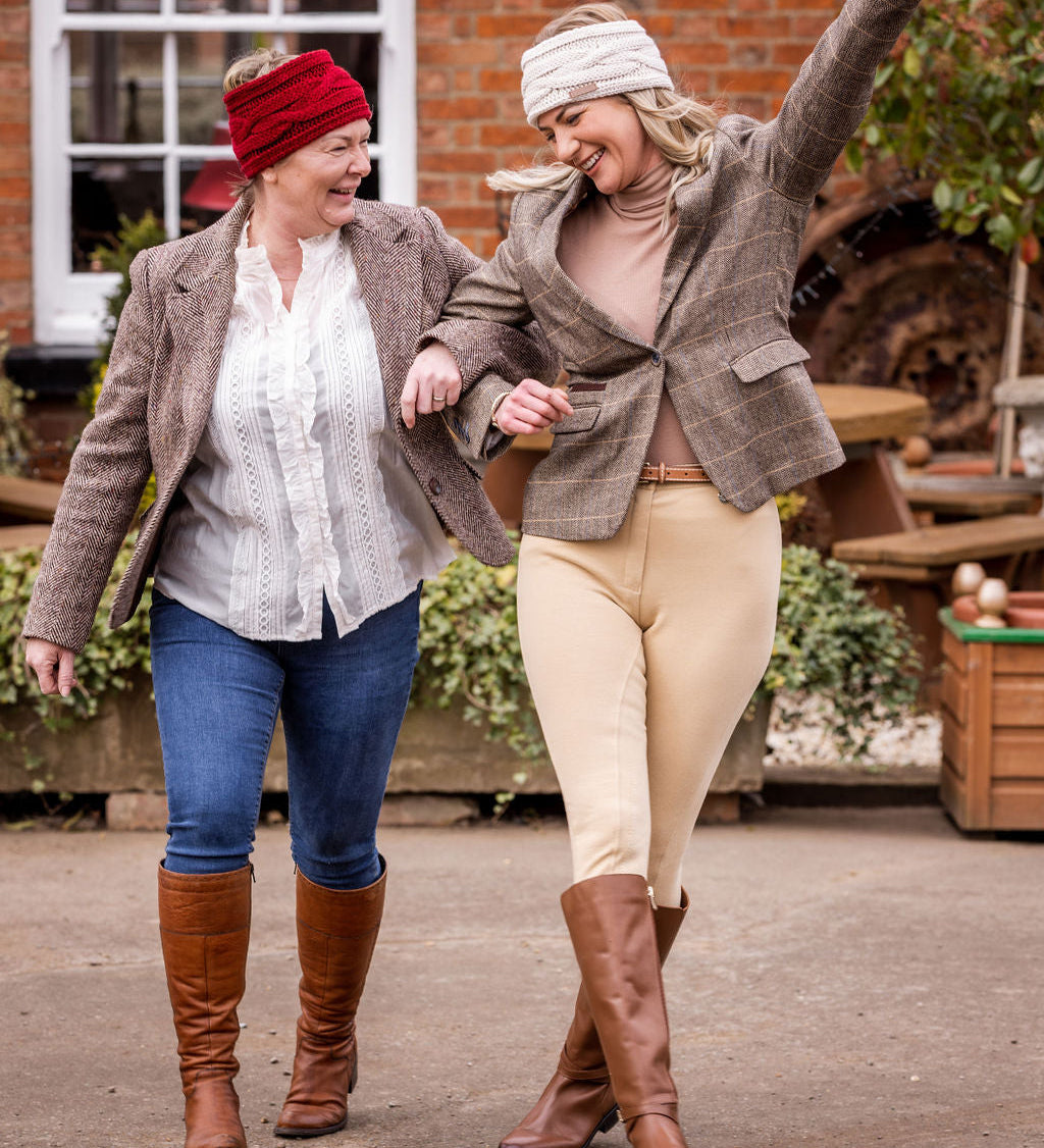 SABBOT premium knitted headband and beanie for women — stylish winter headwear handcrafted in Europe