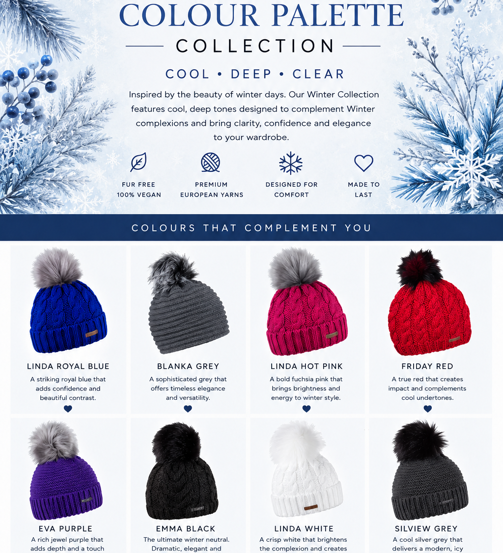 Winter Colour Palette Explained: How to Find the Colours That Make You Shine!