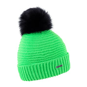 Eva bobble hat in Neon Green, by Sabbot