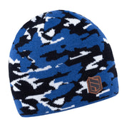 Calli camo knit beanie, fleece lined, by Sabbot