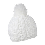Frida bobble hat in White, by Sabbot