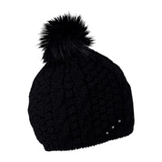 Frida bobble hat in Black, by Sabbot