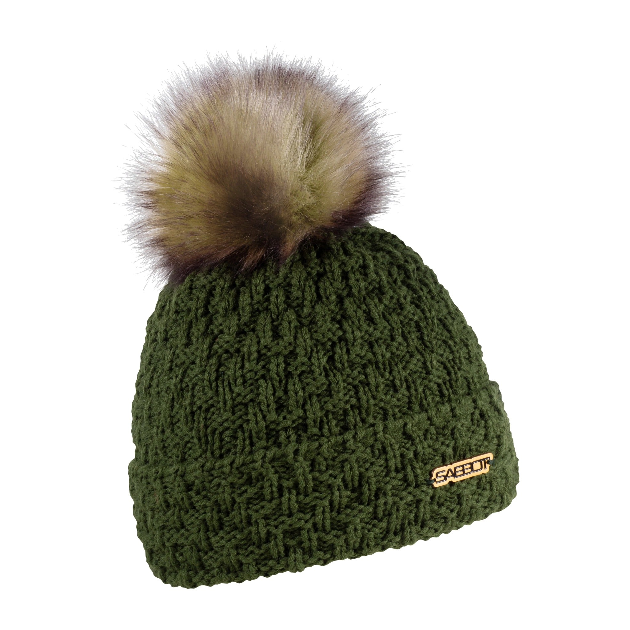 Petra fold bobble hat, by Sabbot