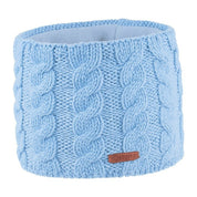 Linda cable knit snood, fleece lined, by Sabbot