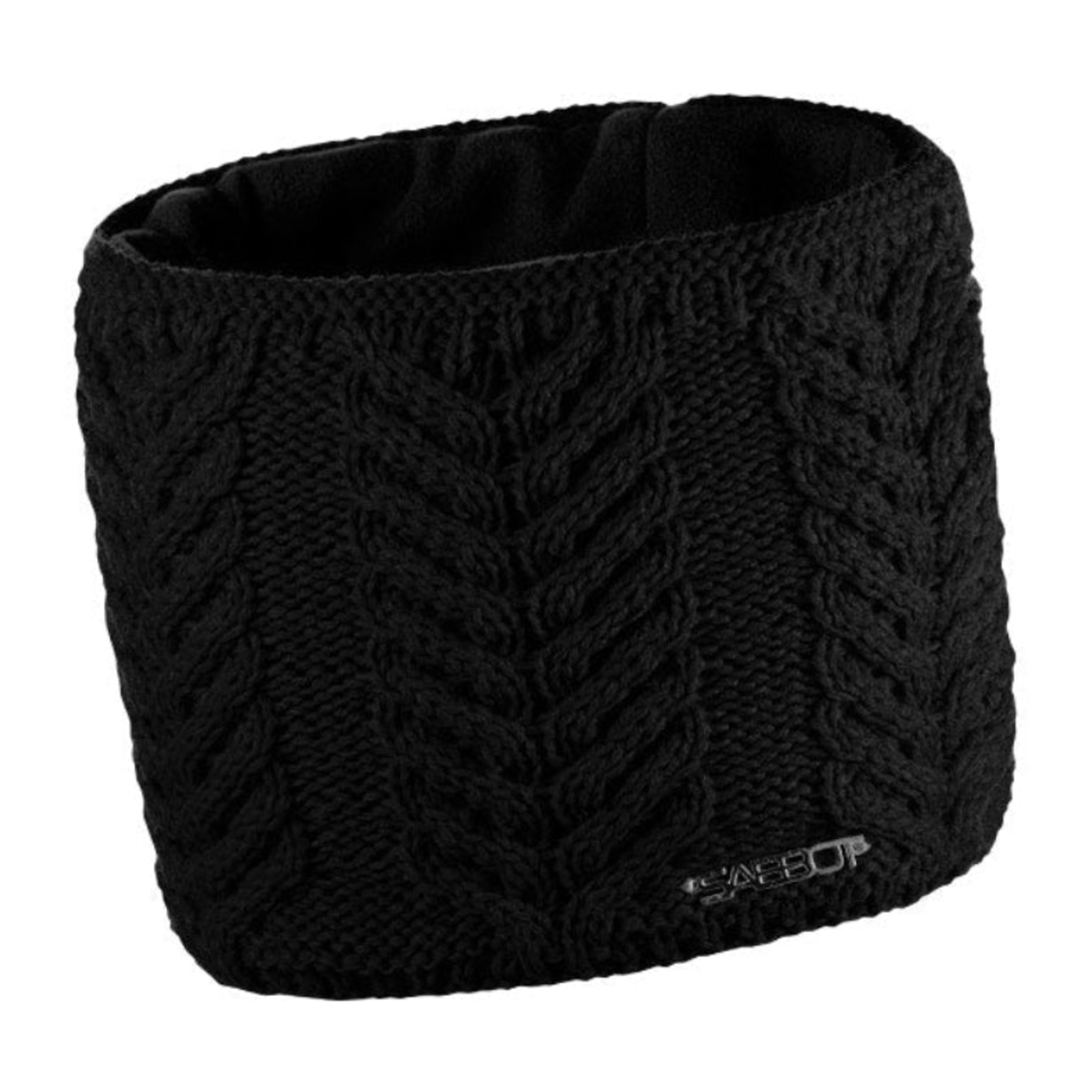 Emma women's cable knit snood, fleece lined, by Sabbot