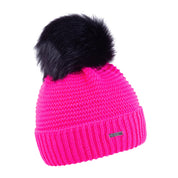 Eva bobble hat in Neon Pink, by Sabbot
