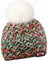 Wales Flag - faux fur bobble