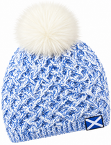 Scotland Flag - faux fur bobble