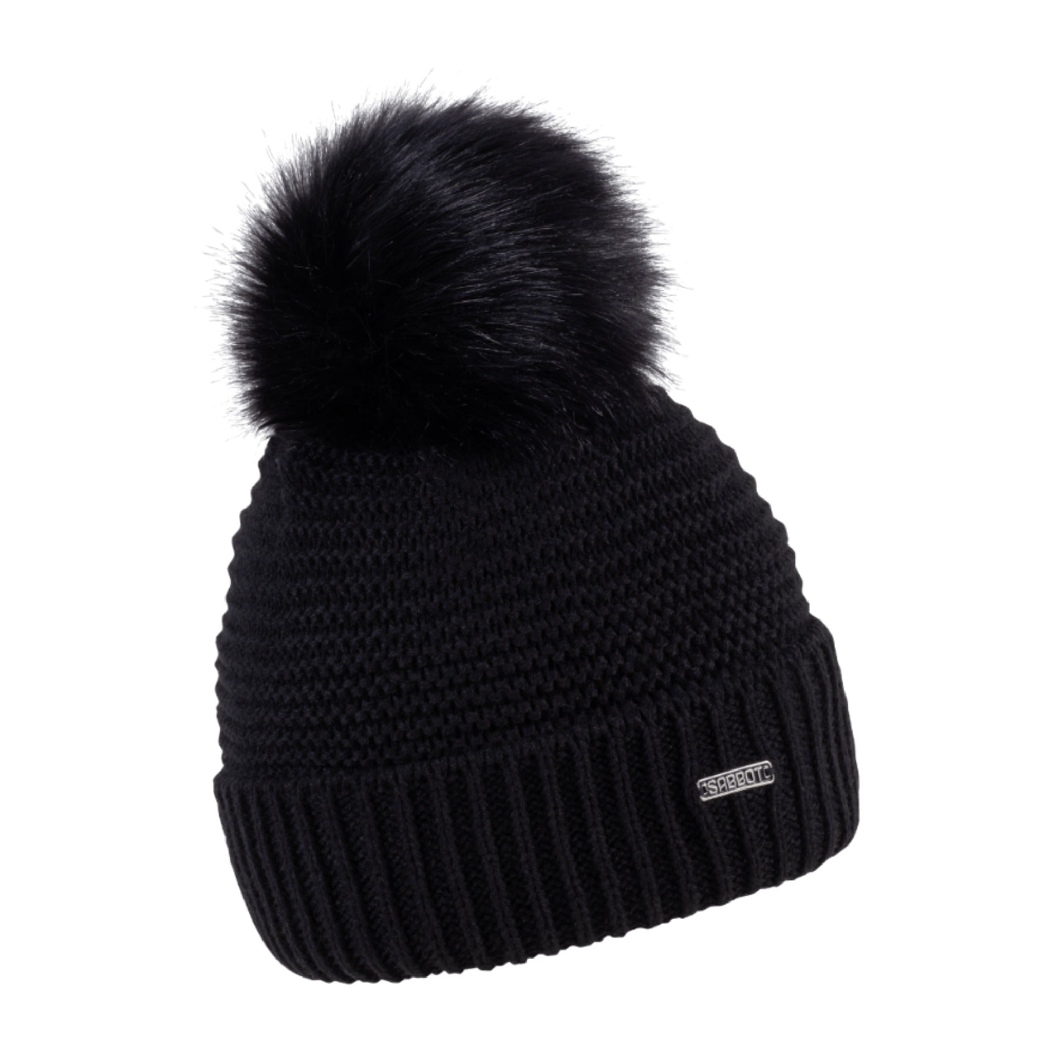 Eva bobble hat Black