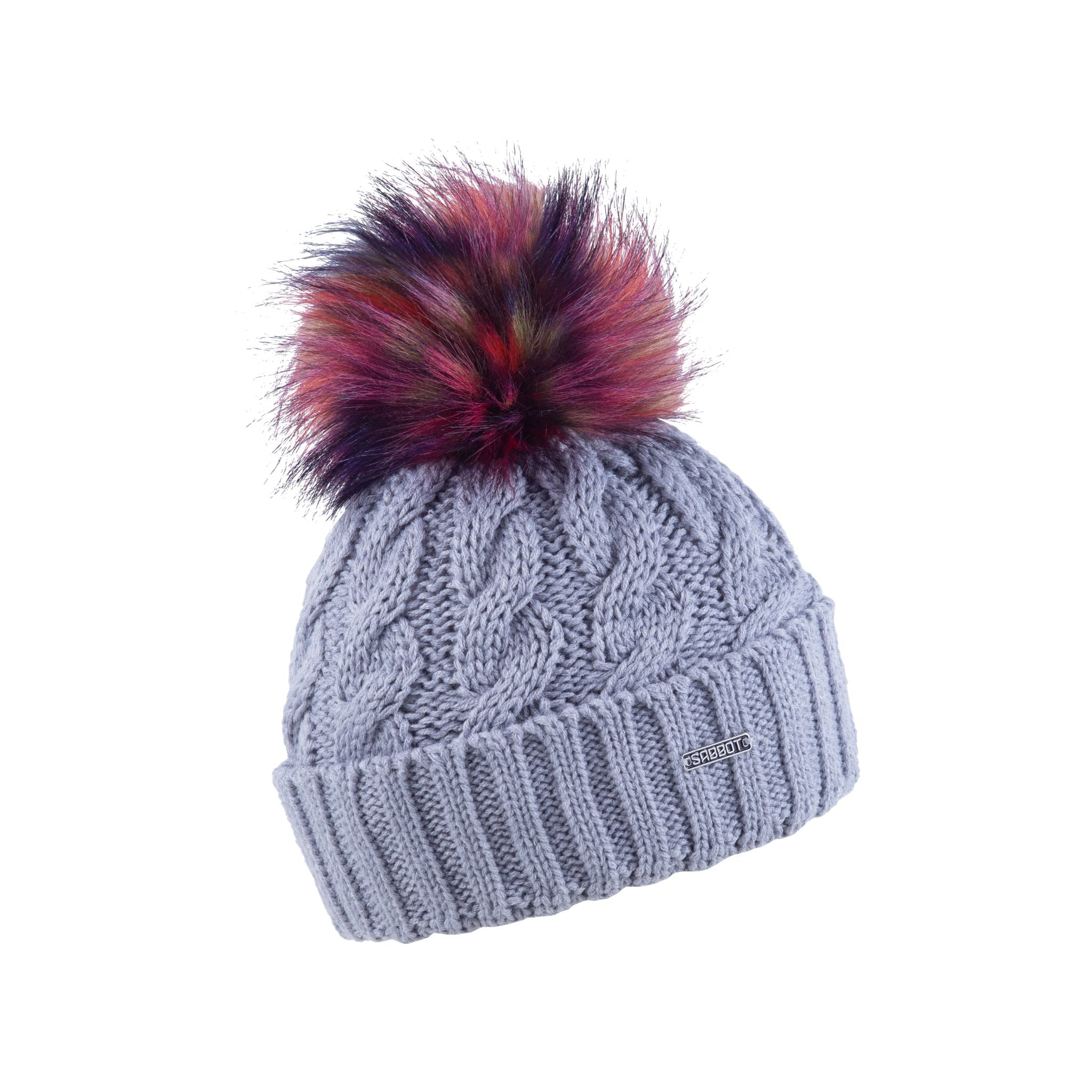 LINDA RAINBOW BOBBLE HAT - Sabbot Headwear