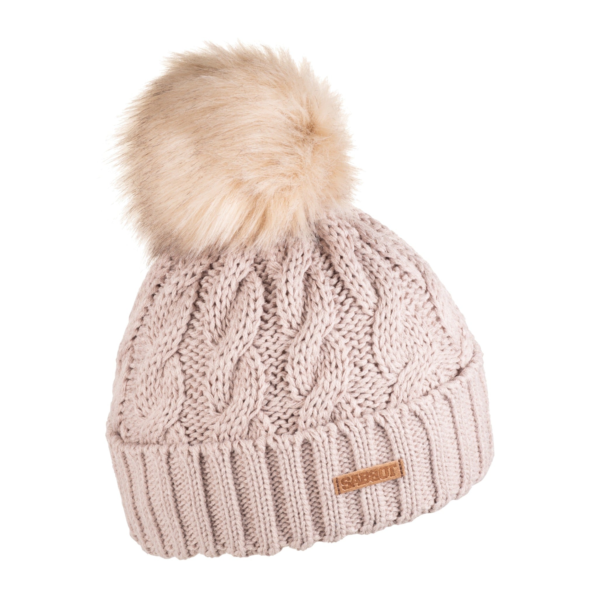 Linda bobble hat Cappuccino