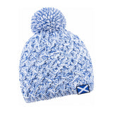 SCOTLAND MARL BOBBLE HAT