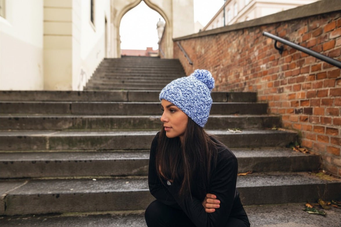 UK MARL BOBBLE HAT - Sabbot Headwear