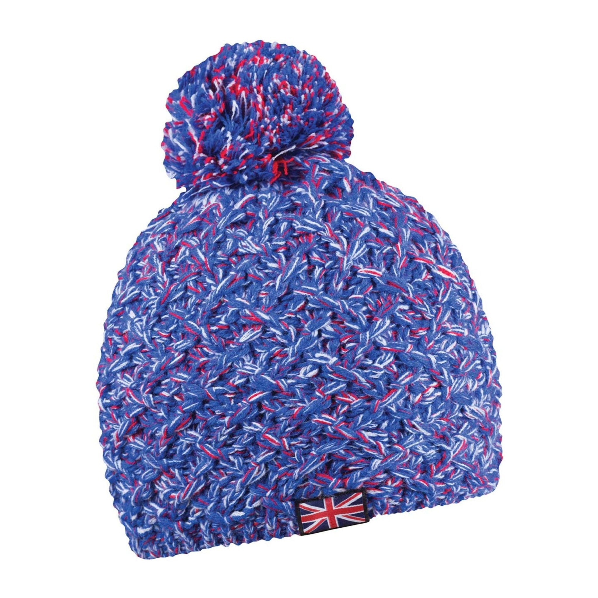 UK marl bobble hat