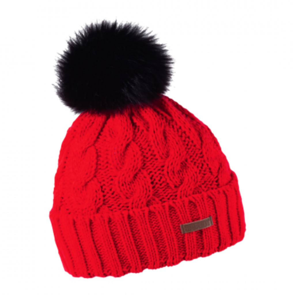 Sabbot Headwear neon-red linda krazi bobble hat